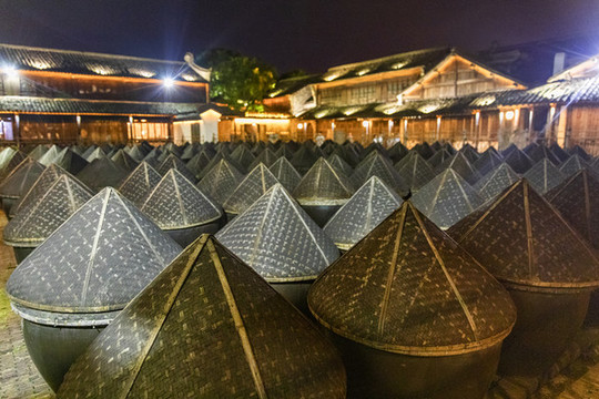 烏鎮(zhèn)醬園夜景