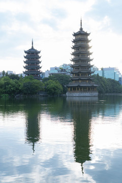 桂林雙子塔