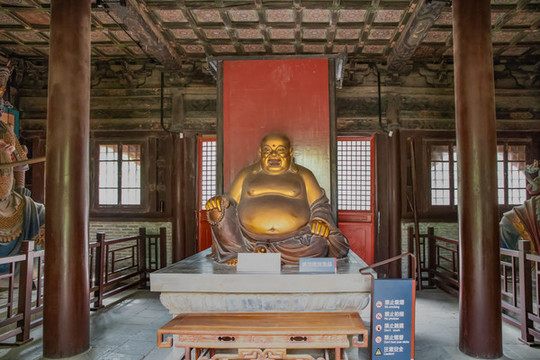 大覺寺天王殿彌勒佛塑像