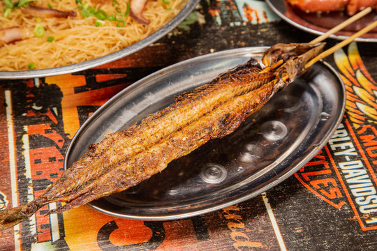 烤秋刀魚