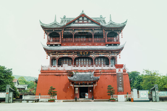 成都洛帶古鎮(zhèn)五鳳樓