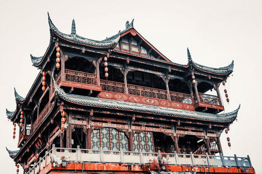 成都洛帶古鎮(zhèn)五鳳樓