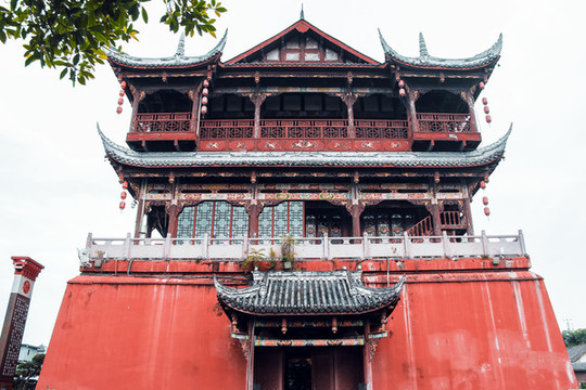 成都洛帶古鎮(zhèn)五鳳樓
