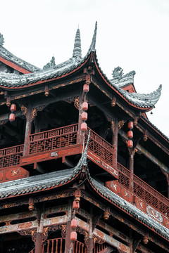 成都洛帶古鎮(zhèn)五鳳樓