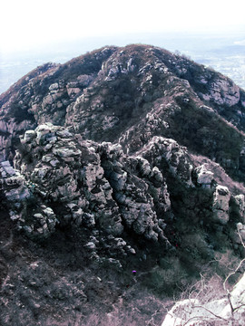 水墨山