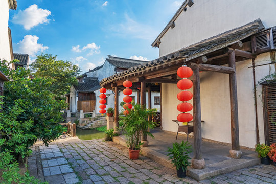 蘇州周莊古鎮(zhèn)古建筑和旅游風(fēng)光