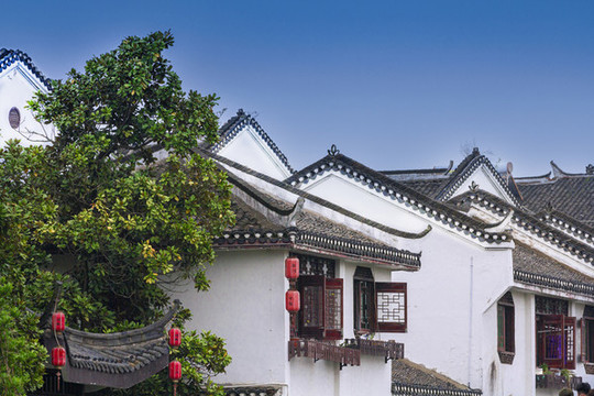 三河古鎮(zhèn)徽派建筑