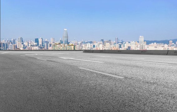 瀝青地面和城市景觀