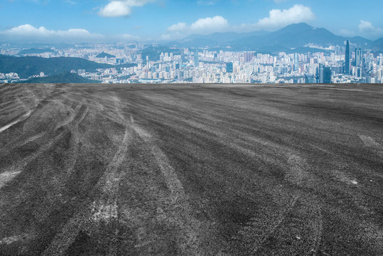 道路交通和城市景觀