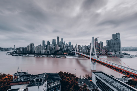重慶城市風光全景