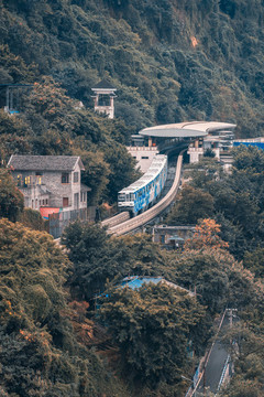 重慶佛圖關(guān)輕軌站