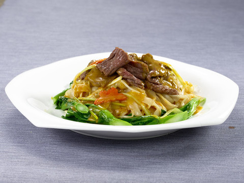 咖喱牛肉濕炒河粉
