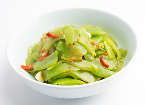 清炒萵筍片
