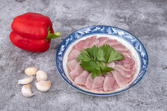 豬肉二刀肉瘦肉片