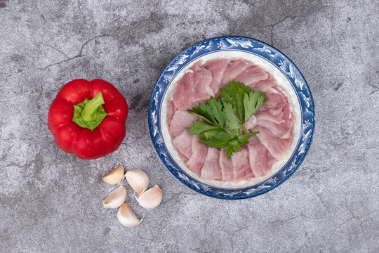 豬肉二刀肉瘦肉片