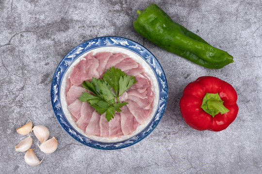 豬肉二刀肉瘦肉片