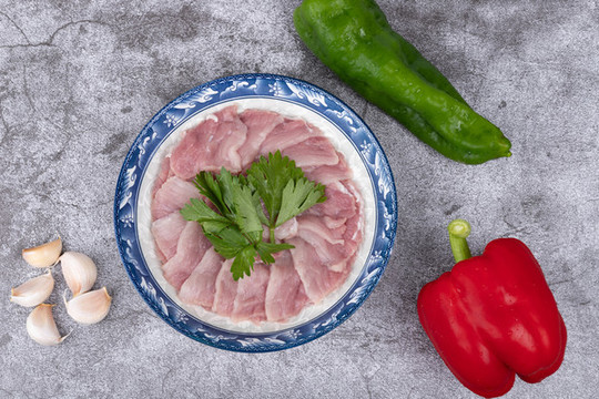 豬肉二刀肉瘦肉片