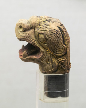 北魏木獸頭