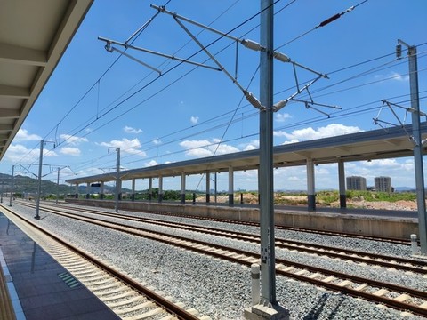 輕軌軌道風光