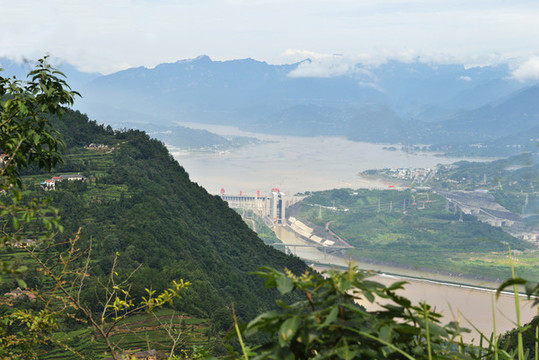 三峽大壩一角