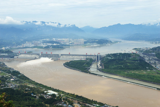 三峽工程高清全景圖