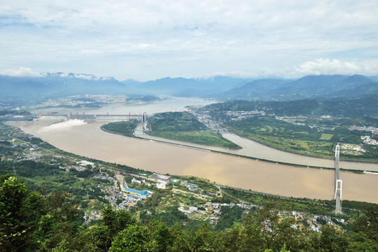 三峽工程高清全景圖