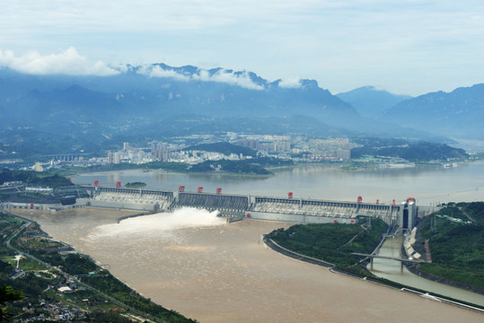 三峽工程高清全景圖