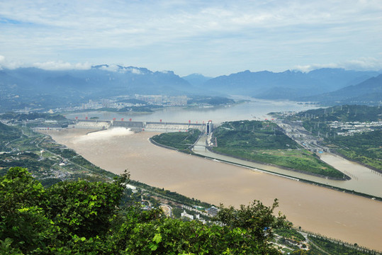 三峽工程高清全景圖