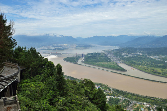 三峽工程高清全景圖