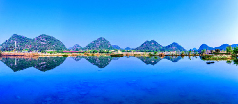 普者黑風(fēng)景區(qū)蒲草塘