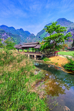 壩美世外桃源風(fēng)景區(qū)風(fēng)雨橋