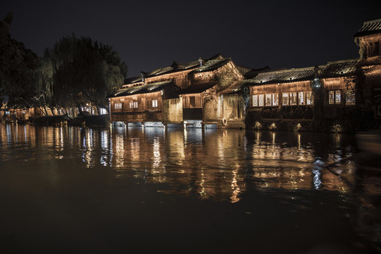 江南古鎮(zhèn)夜景