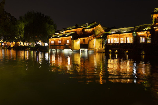 江南古鎮(zhèn)夜景