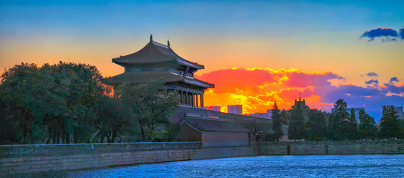 故宮神武門全景圖