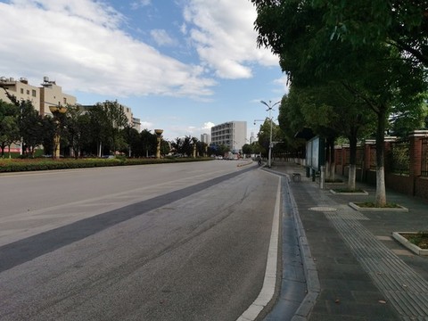 人行道市政道路景觀