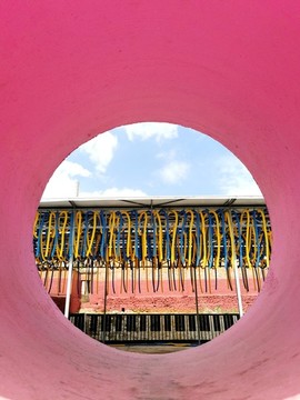 混凝土管站主題景觀