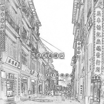 汕頭老街素描