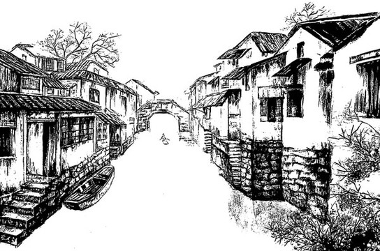 江南古鎮(zhèn)素描