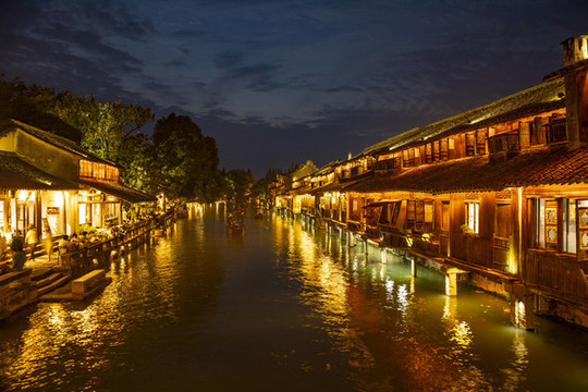 江南古鎮(zhèn)夜景