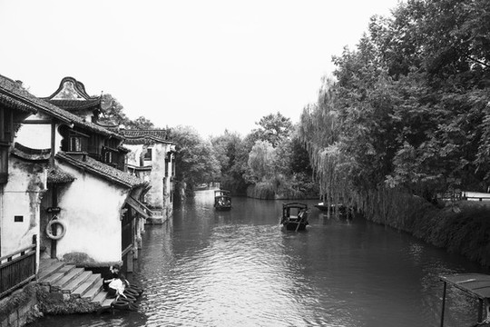 江南水鄉(xiāng)老照片