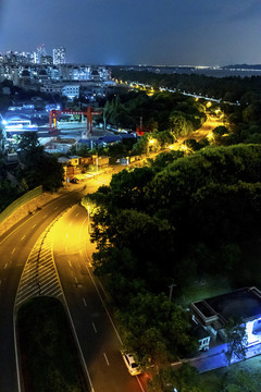 道路夜景