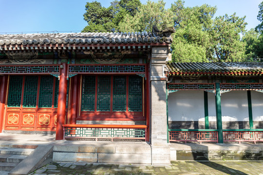 北京頤和園德和園古建筑