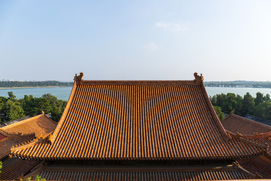 北京頤和園排云殿古建筑