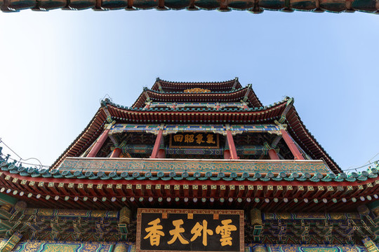 北京頤和園德和園大戲樓