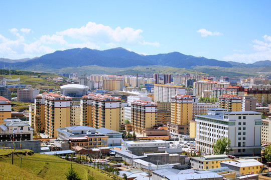 甘南州城市全景高清圖