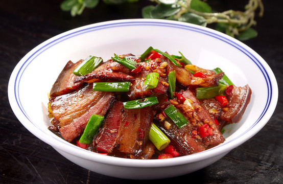 大蒜炒臘肉