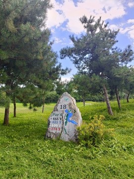 高爾夫球場(chǎng)指示牌