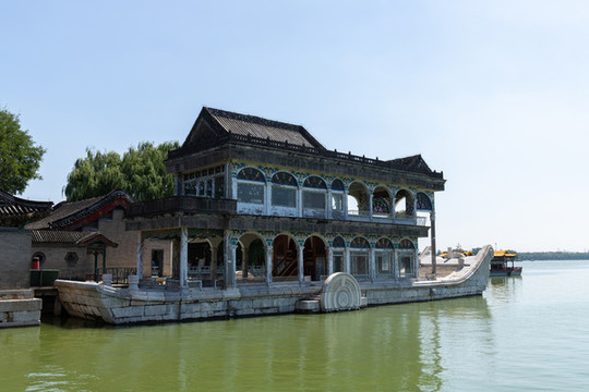 北京頤和園清晏舫