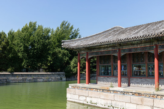 北京頤和園湖景