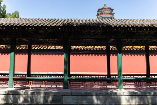 北京頤和園長廊